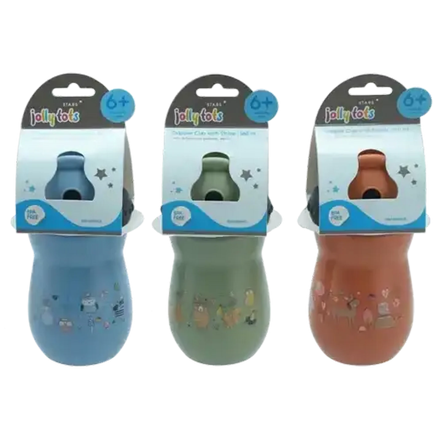 Image of Jolly Tots Sipper Straw Cup 360ml 6 Months + (Design May Vary)