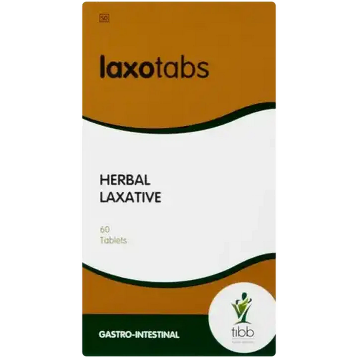 Image of Tibb Laxotabs Herbal Laxative Tablets 60 Pack