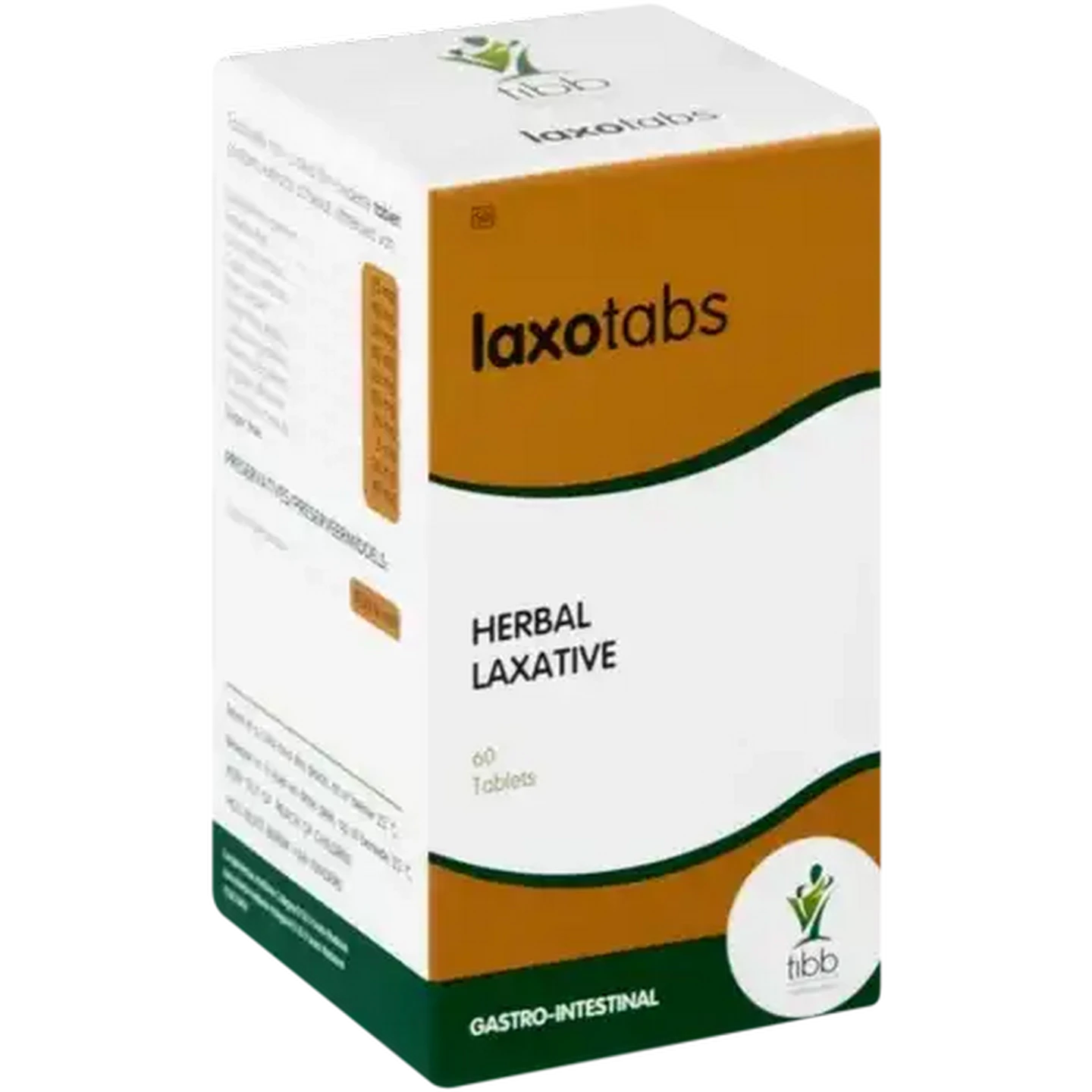 Image of Tibb Laxotabs Herbal Laxative Tablets 60 Pack