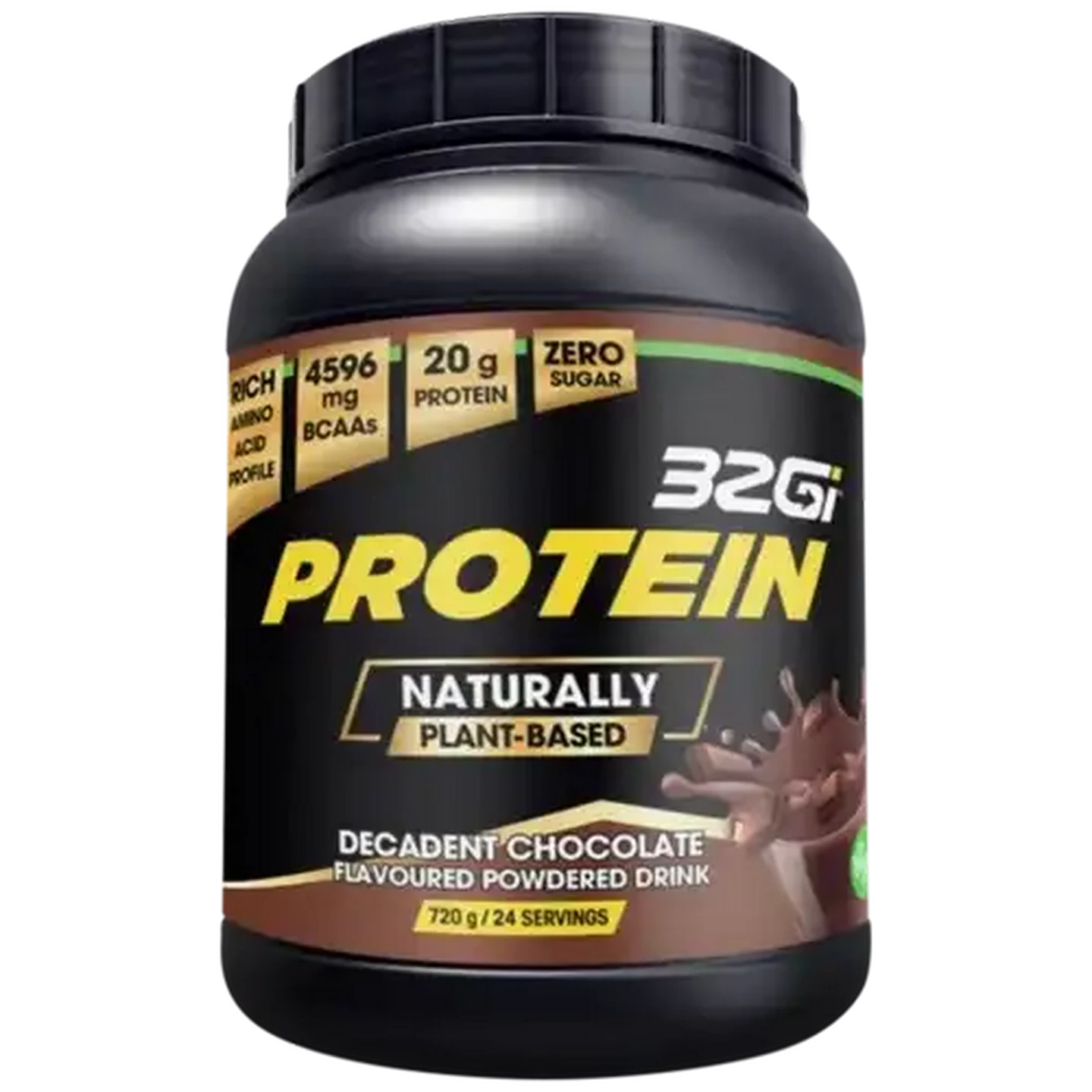 Image of 32Gi Protein Chocolate Flavoured Plant-Based Protein Powder 720g