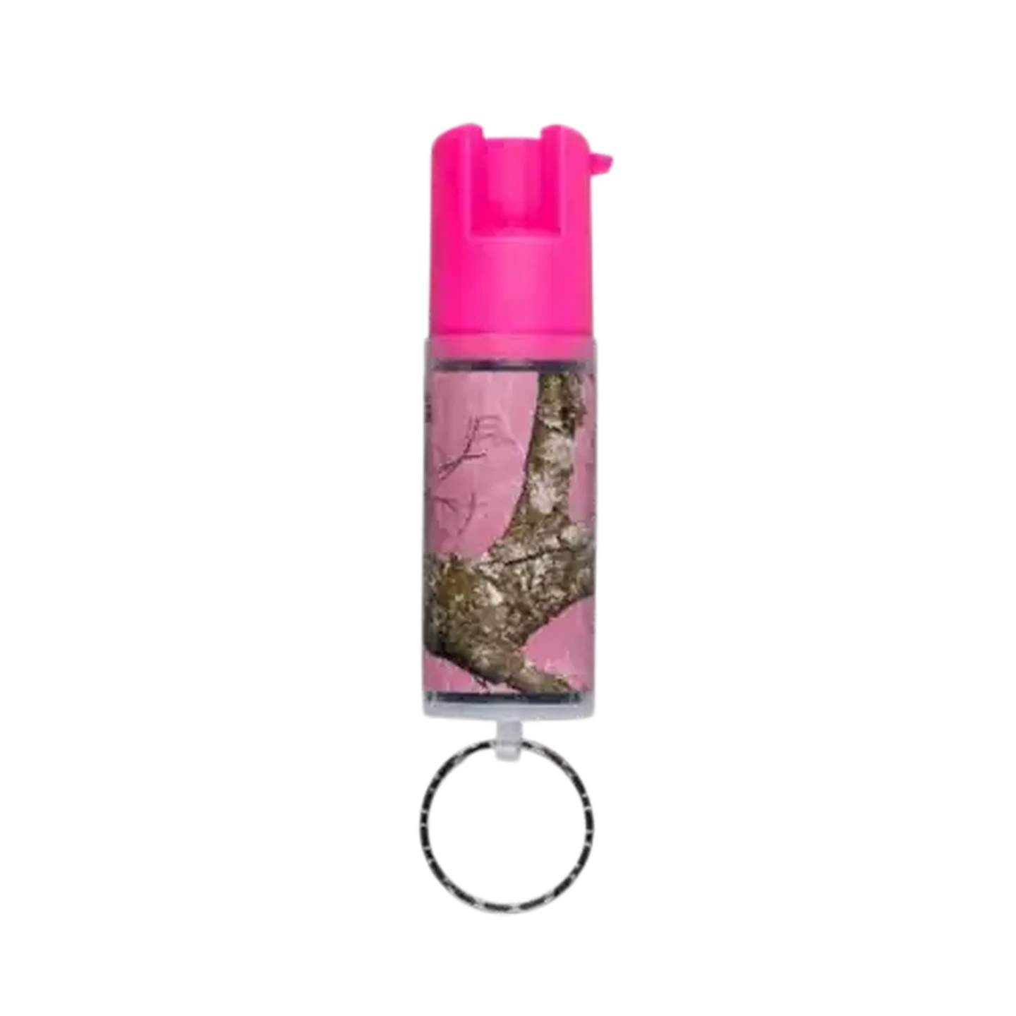 Image of SABRE Pink Camo Pepper Spray with Quick Release Key Ring