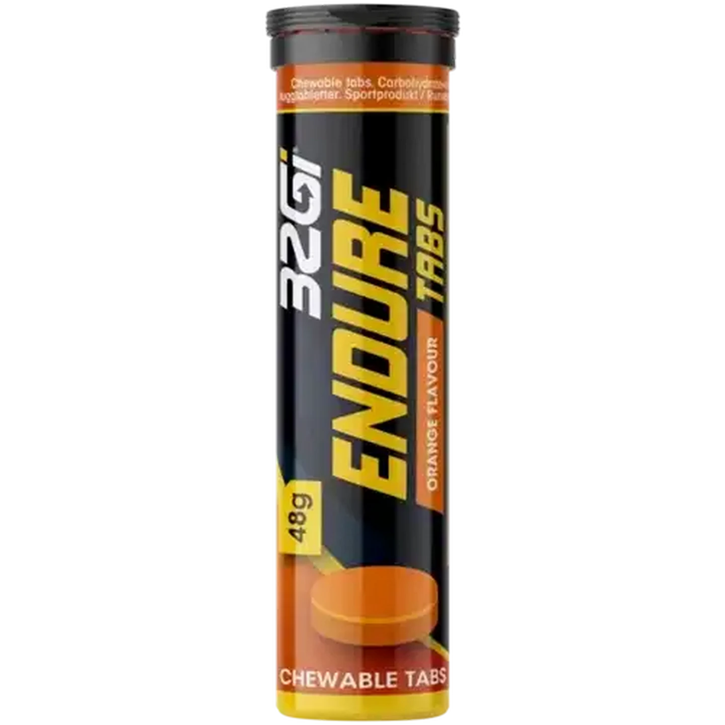 Image of 32Gi Endure Orange Flavoured Chewable Tablets 48g