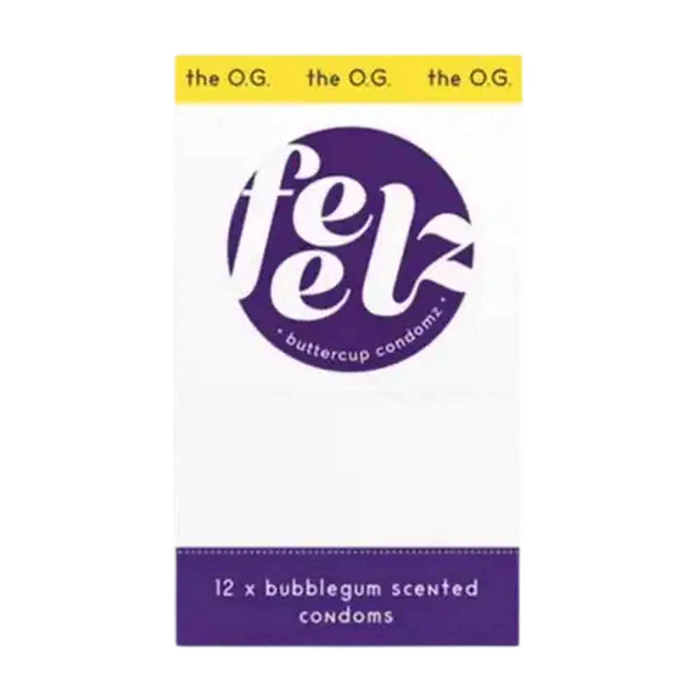Image of Feelz O.G Buttercup Condoms 12 Pack