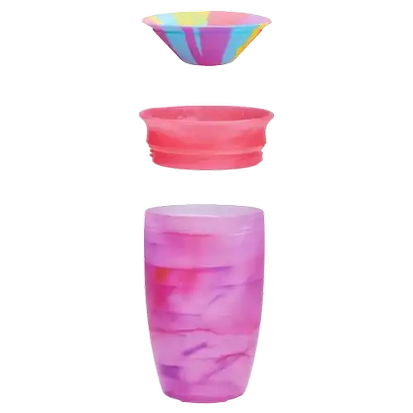 Image of Munchkin Pink 360 Swirl Sippy Cup 296ml