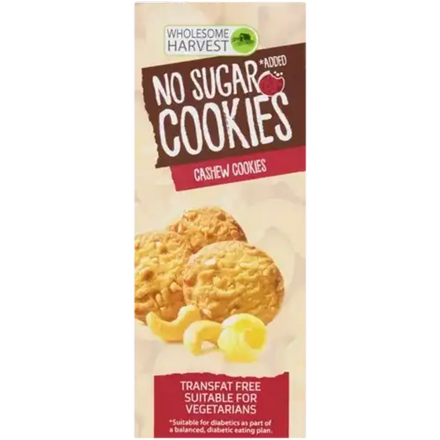 Checkers Sixty60 | Wholesome Harvest No Sugar Added Cashew Cookies 75g