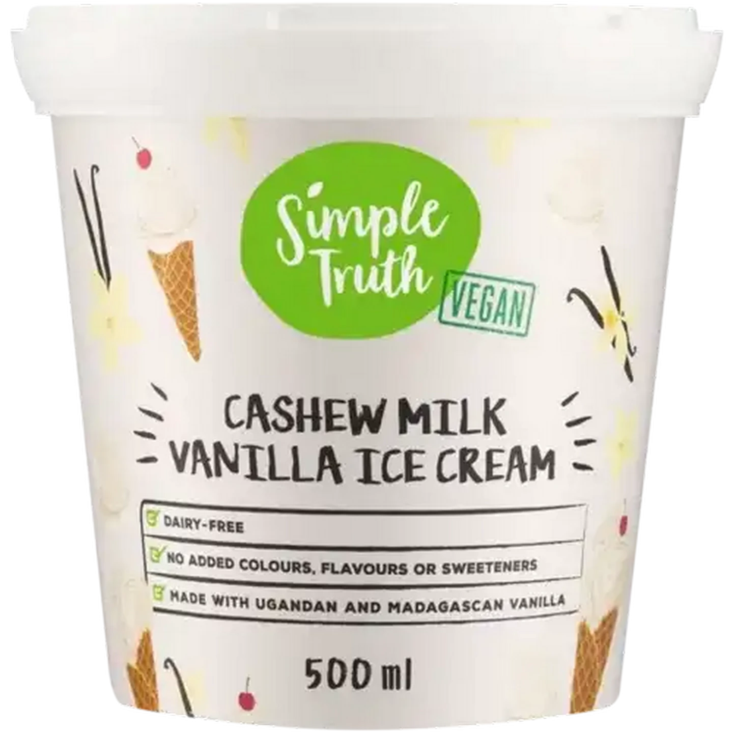 Checkers Sixty60 | Simple Truth Cashew Milk Vanilla Ice Cream 500ml