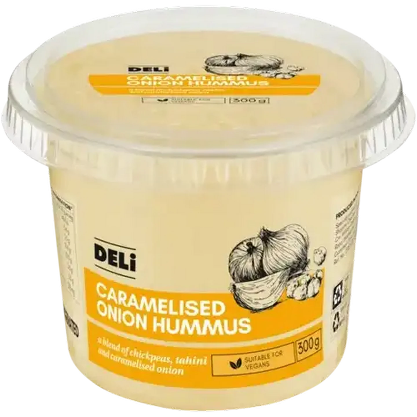 【ケース難有】　honey dip groovy indian summer Checkers Sixty60 | Deli Caramelised Onion Hummus 300g