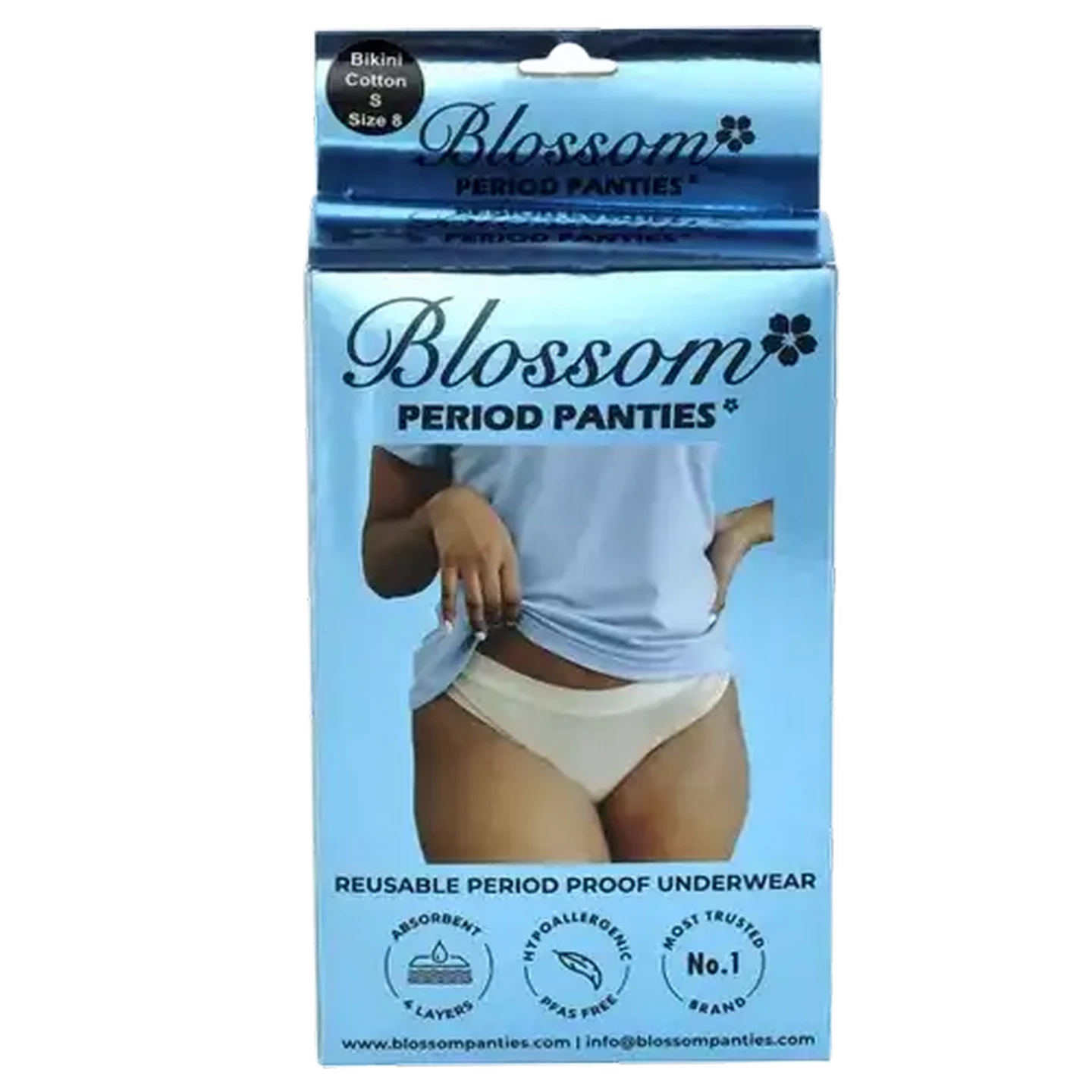 Checkers Sixty60 | Blossom Bikini Cotton Nude Period Panty 2XL