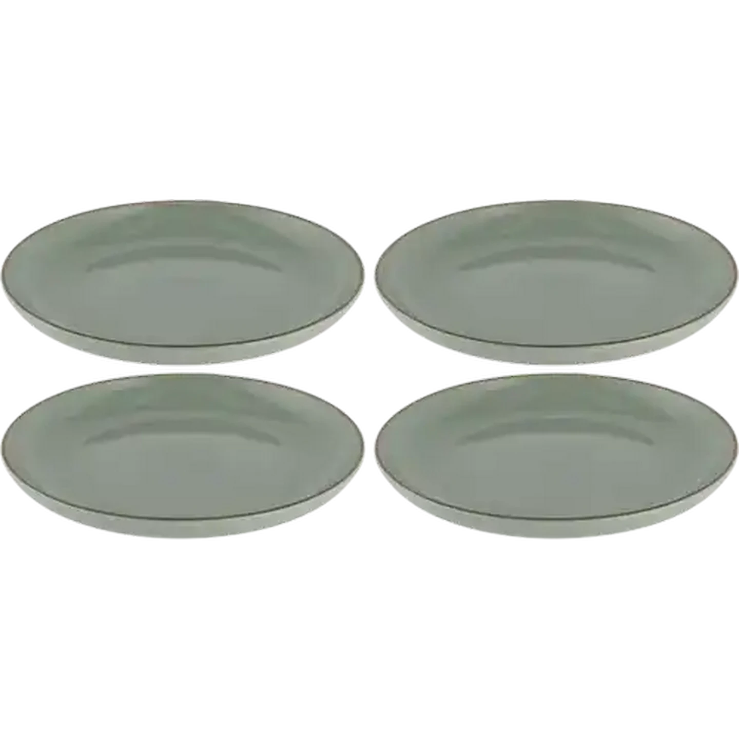  PROVINCIAL プレート 27cm 6枚SET Checkers Sixty60 | Rustic Green Dinner Plate 26.7cm 4-Pack