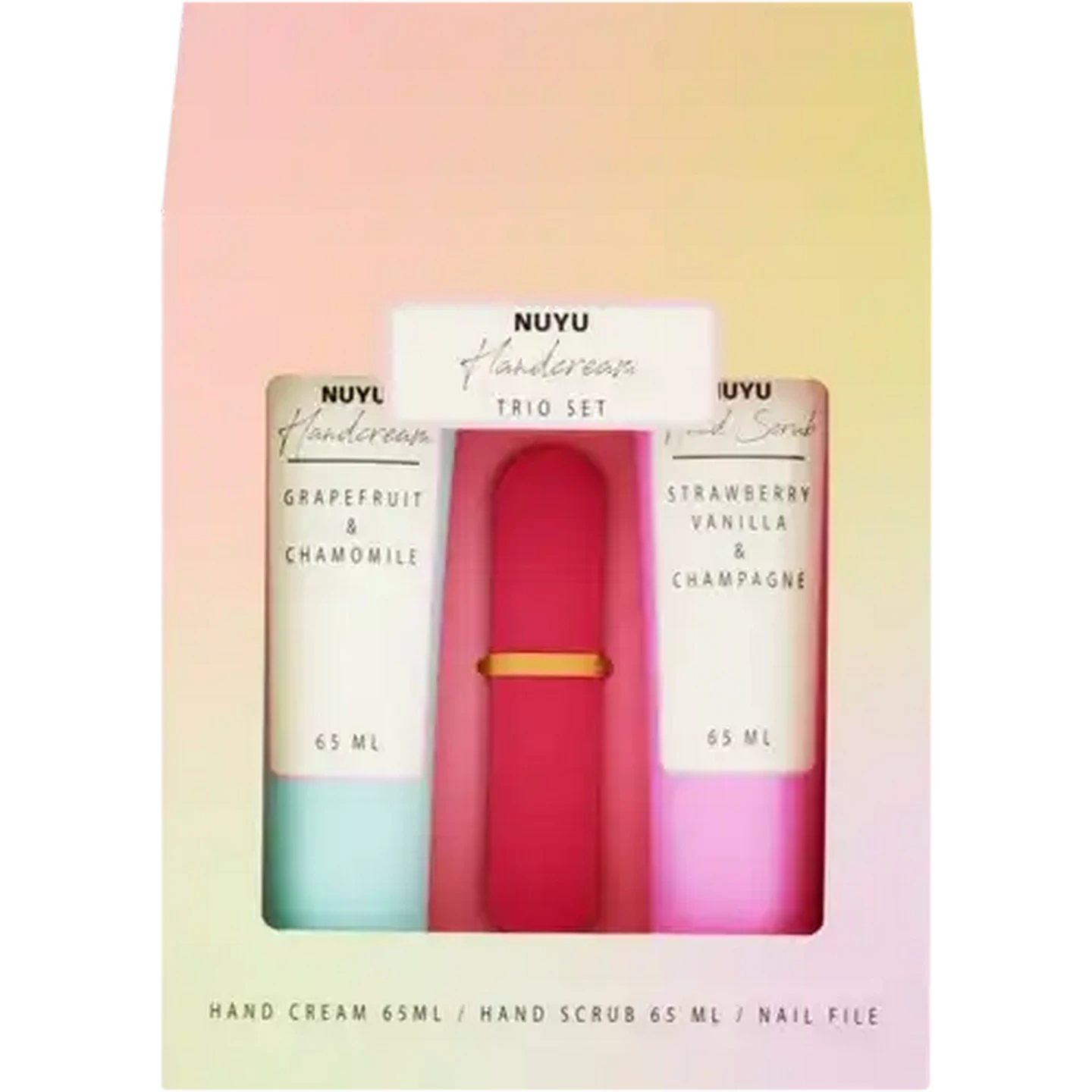 ENVIORN MoistureSeries Cream3 & Gel2 セット Checkers Sixty60 | NUYU Trio Hand Cream 3-Piece Gift Set