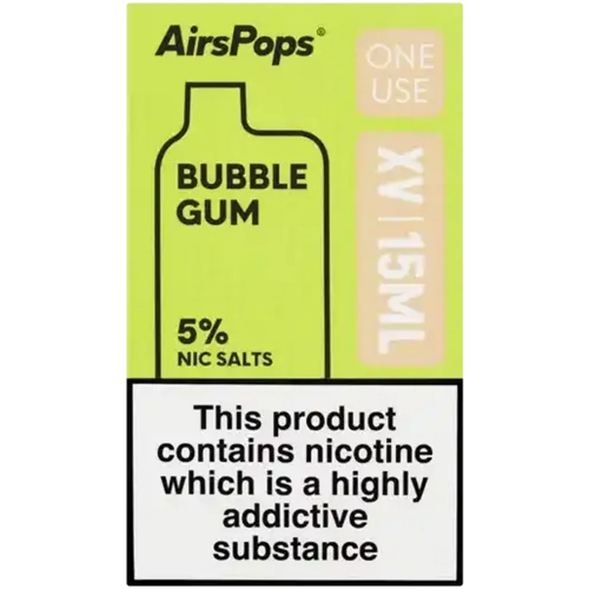 Checkers Sixty60 | AirsPops ONE USE XV Bubble Gum 5% Rechargeable