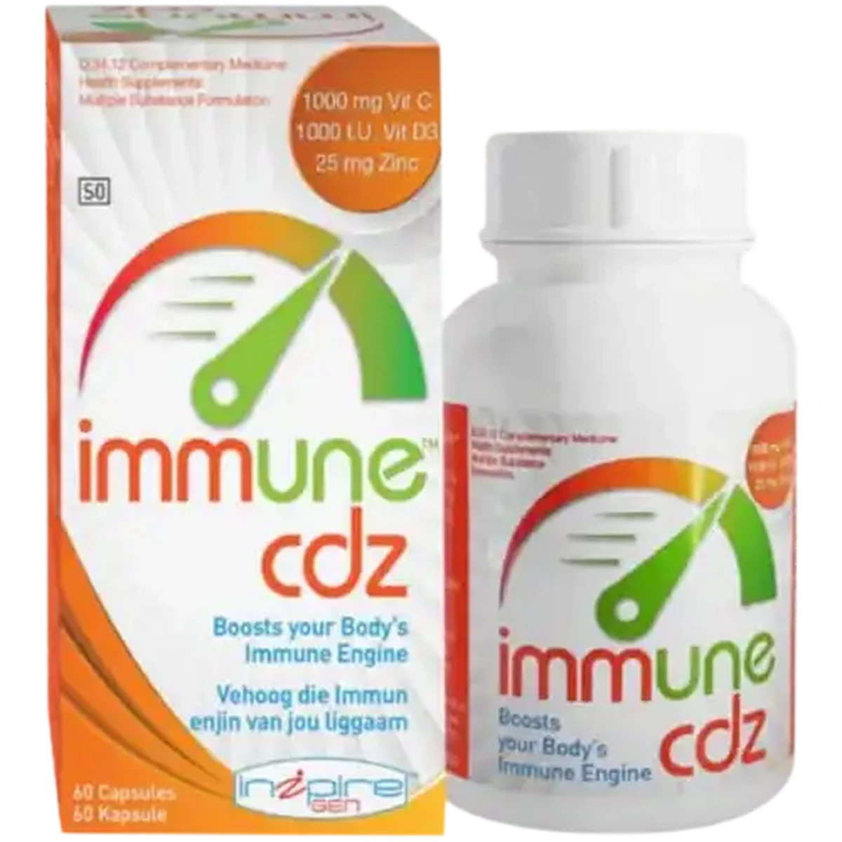 Checkers Sixty60 | Inzpire Gen CDZ Immune Support Capsules 60 Pack