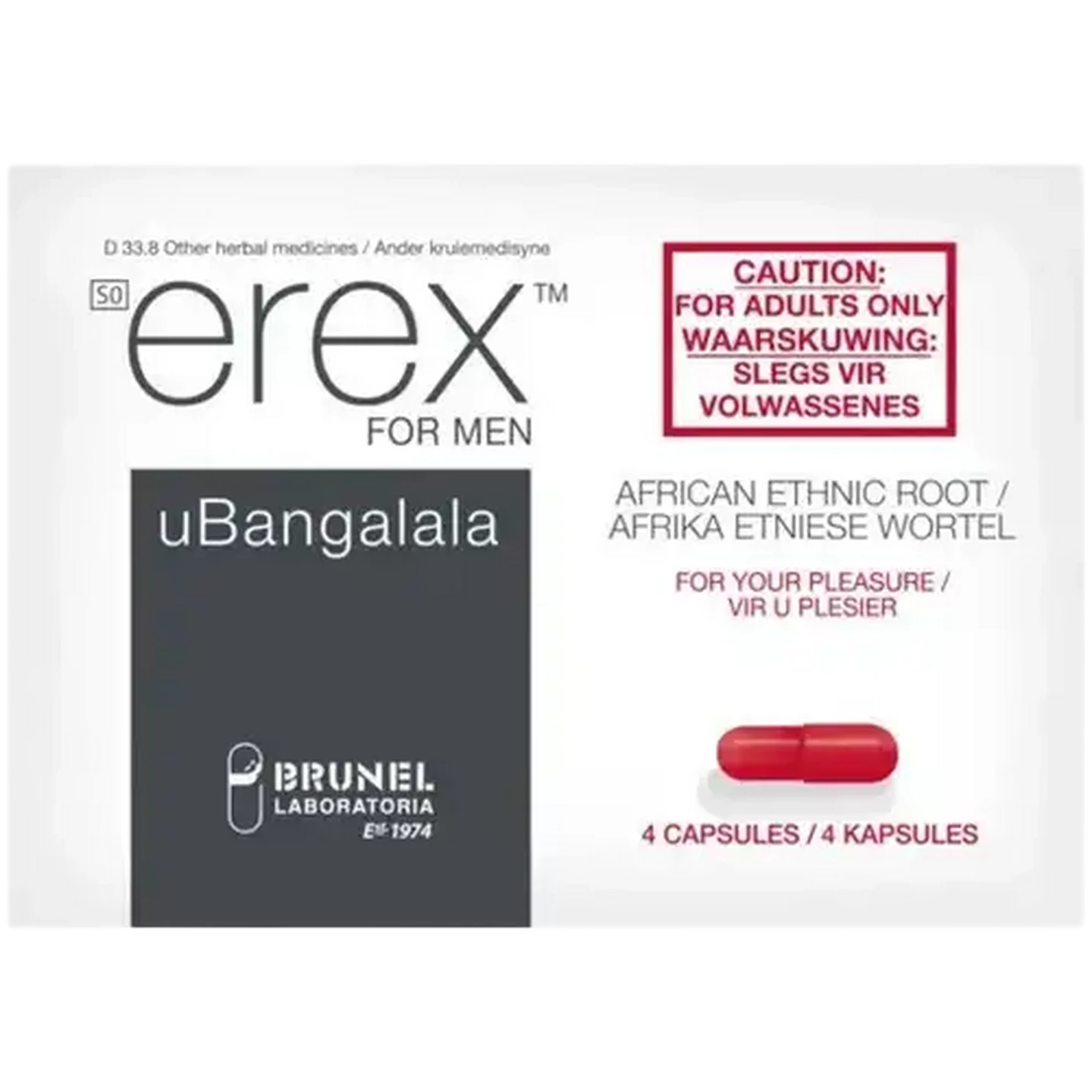 Checkers Sixty60 | Brunel Laboratoria Erex For Men uBangalala 4 Pack