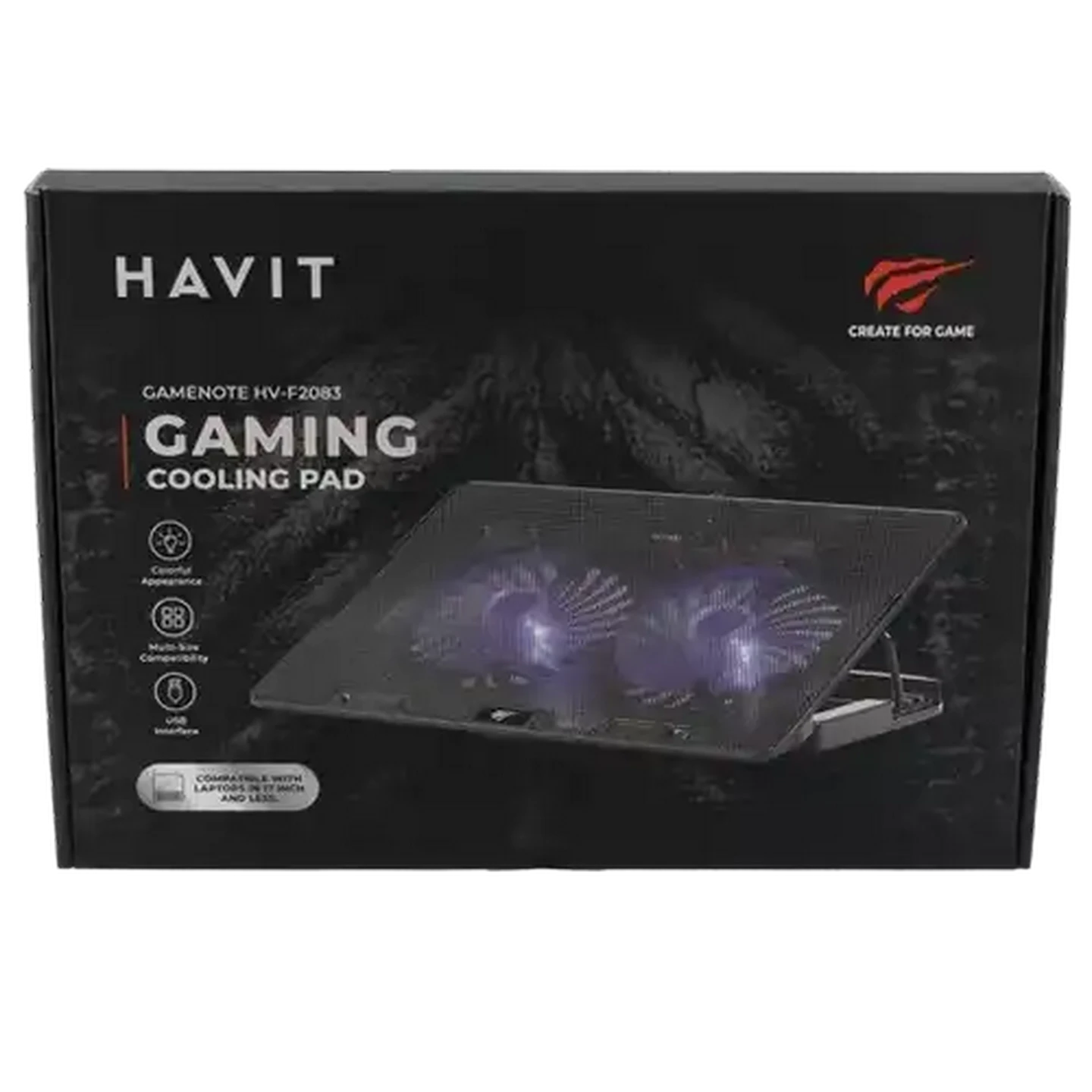 Checkers Sixty60 | HAVIT Gamenote Black Gaming Laptop Cooling Pad
