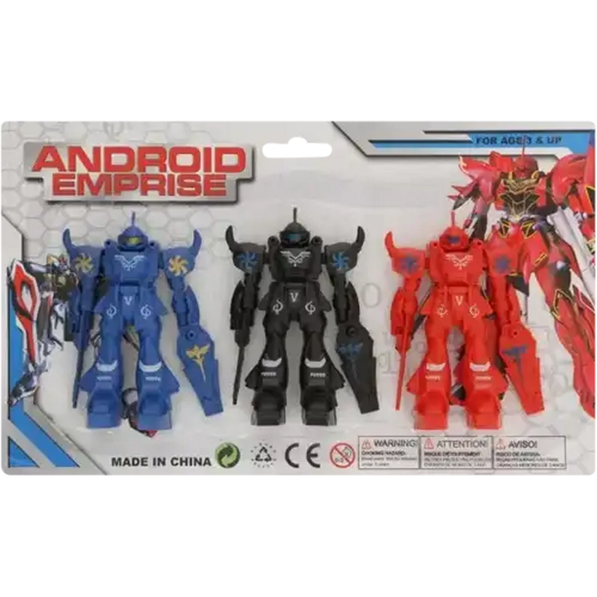 Shoprite ZA | Android Emprise Robot Figurines 3-Pack