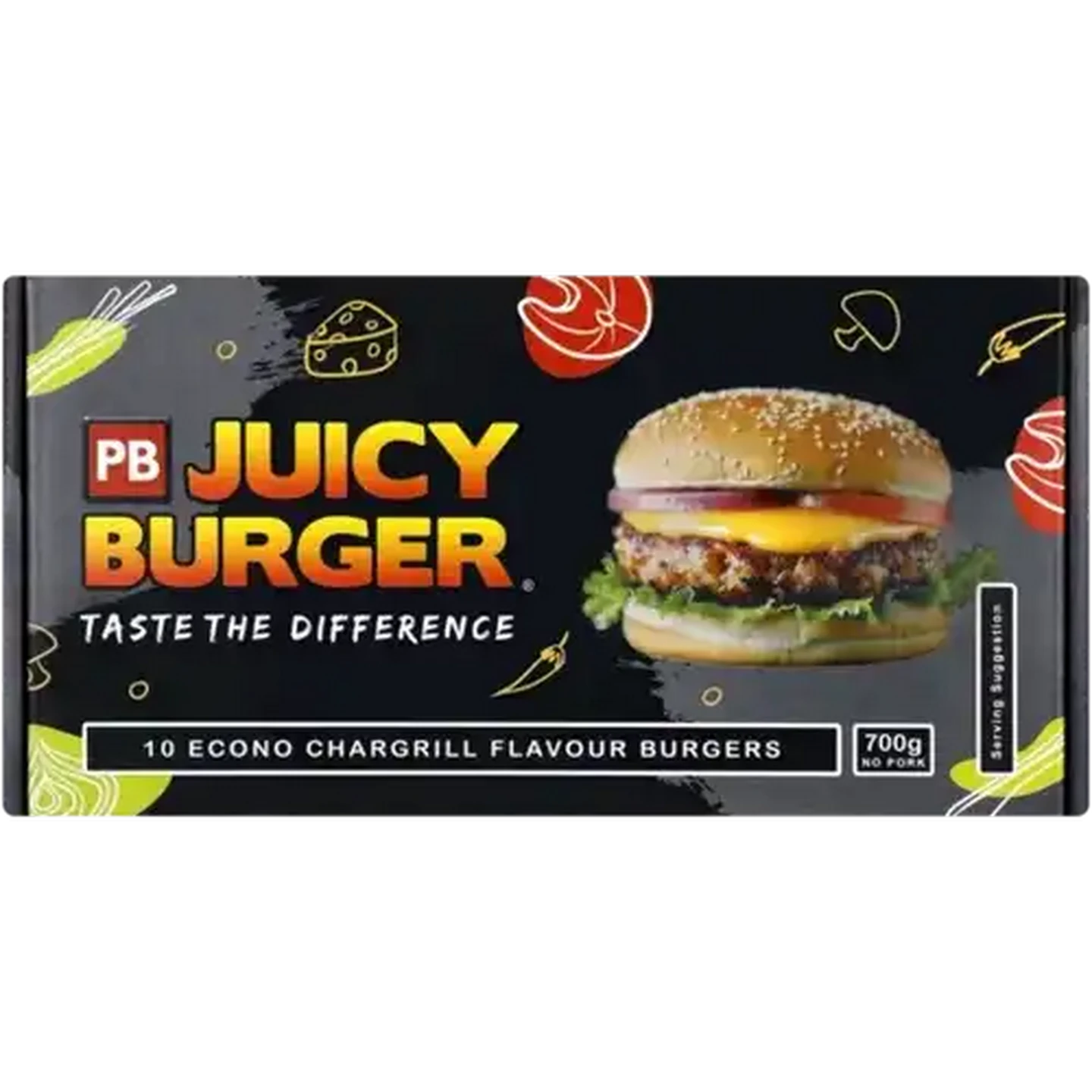 Checkers Sixty60 | PB Juicy Chargrill Flavour Frozen Econo Burgers