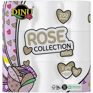 Checkers Sixty60 | Dinu Rose Collection White 2 Ply Mini Bathroom