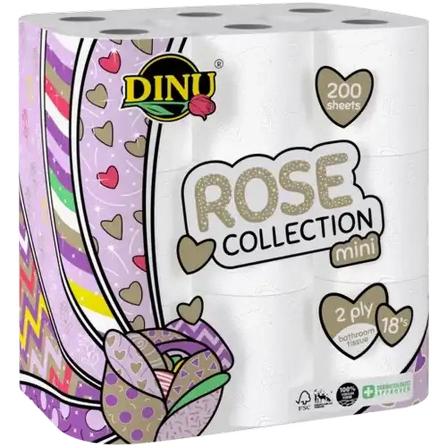 Checkers Sixty60 | Dinu Rose Collection White 2 Ply Mini Bathroom