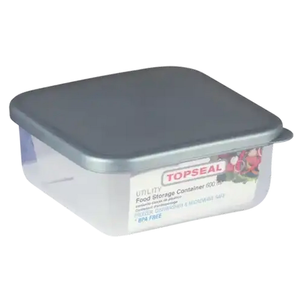 Checkers Sixty60 | Topseal Grey Utility Square Container 0.6L