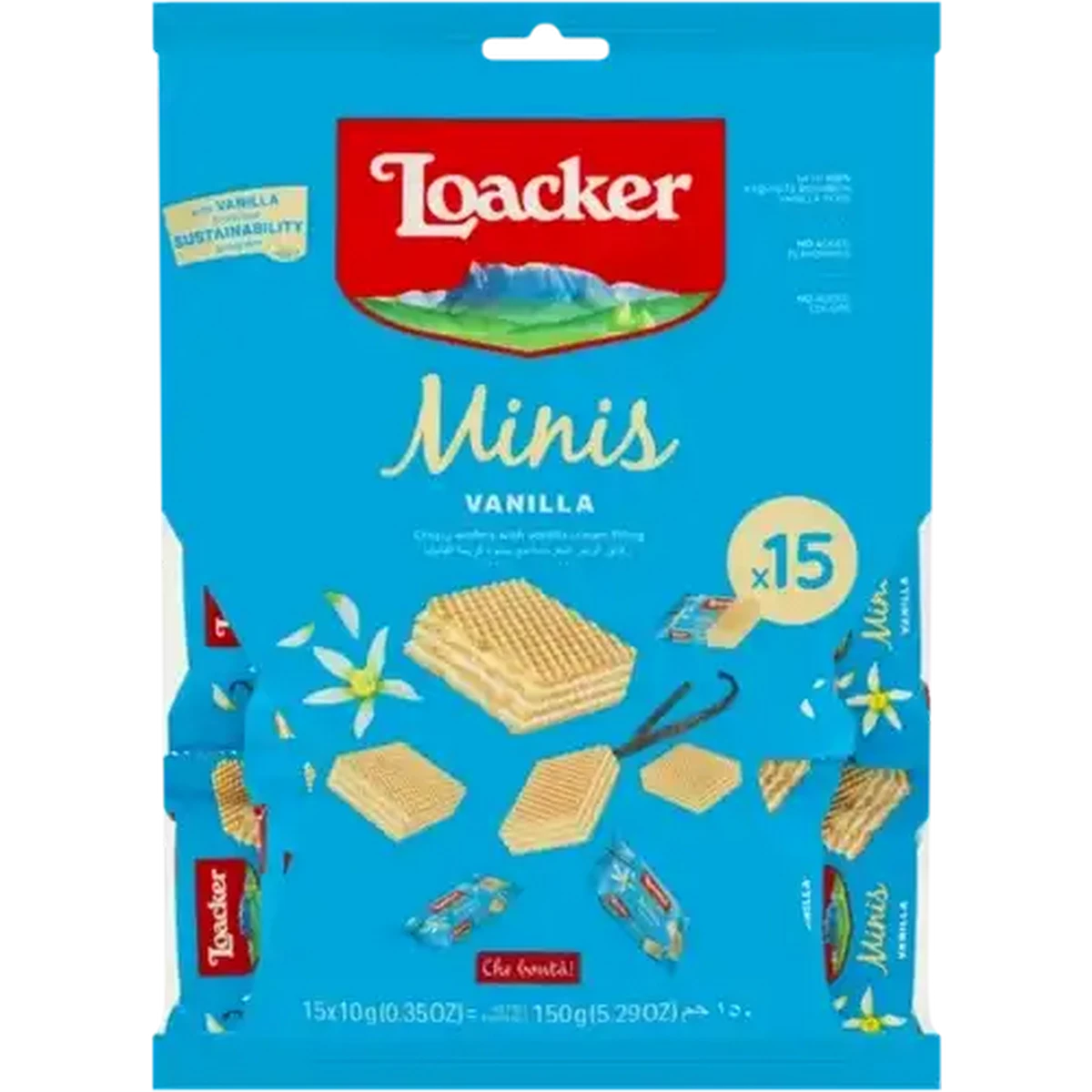 Checkers Sixty60 | Loacker Minis Vanilla Wafers 15 x 10g