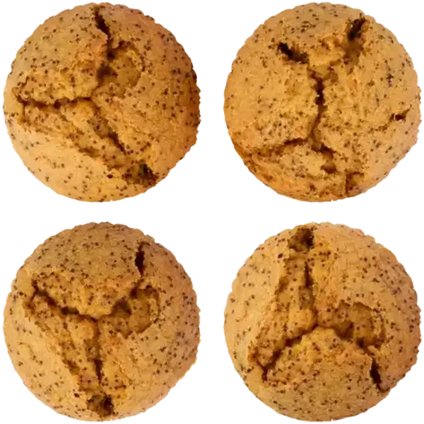 Lemon & Poppyseed Muffins 4 Pack