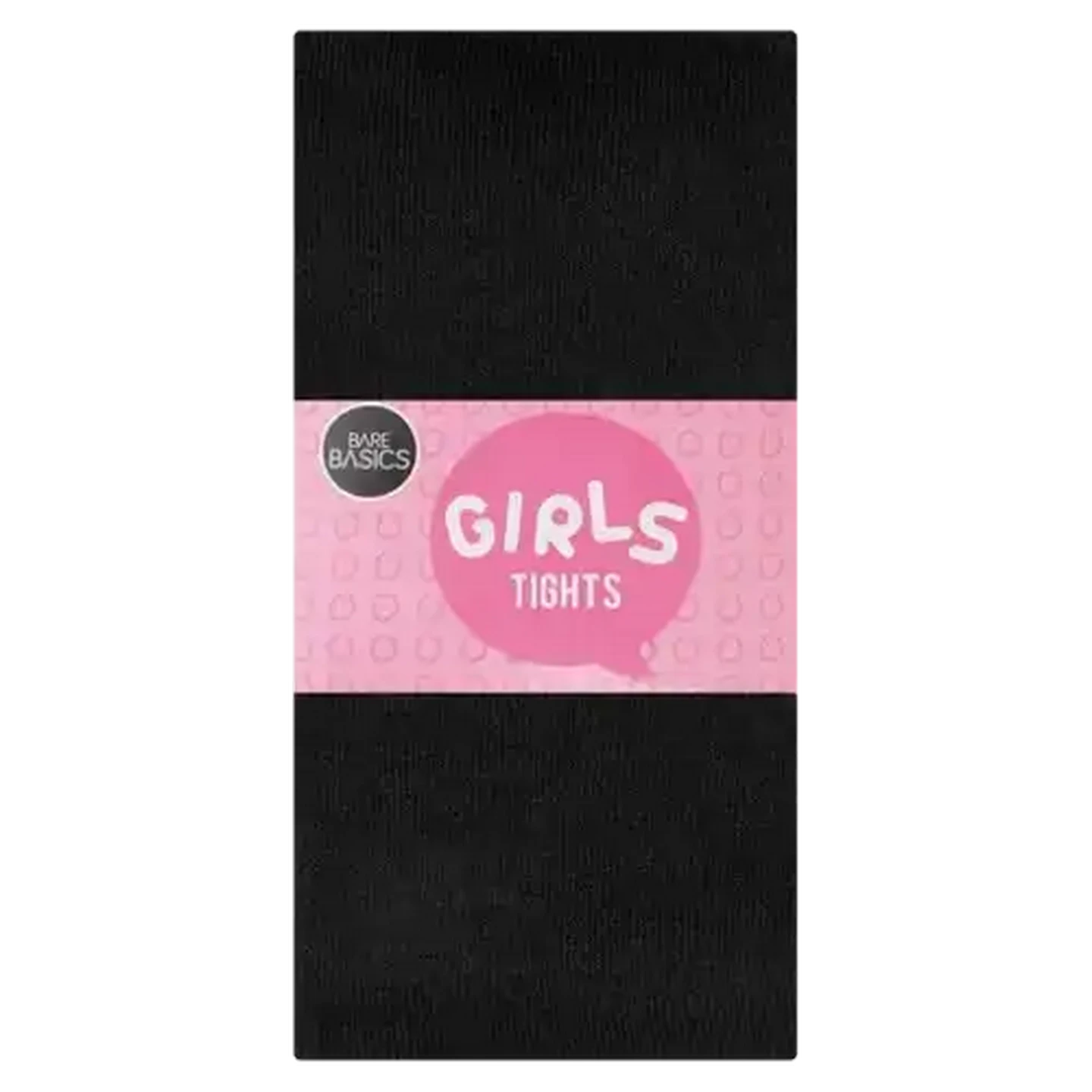 Image of Bare Basics Black Girls Tights 8-10 Years