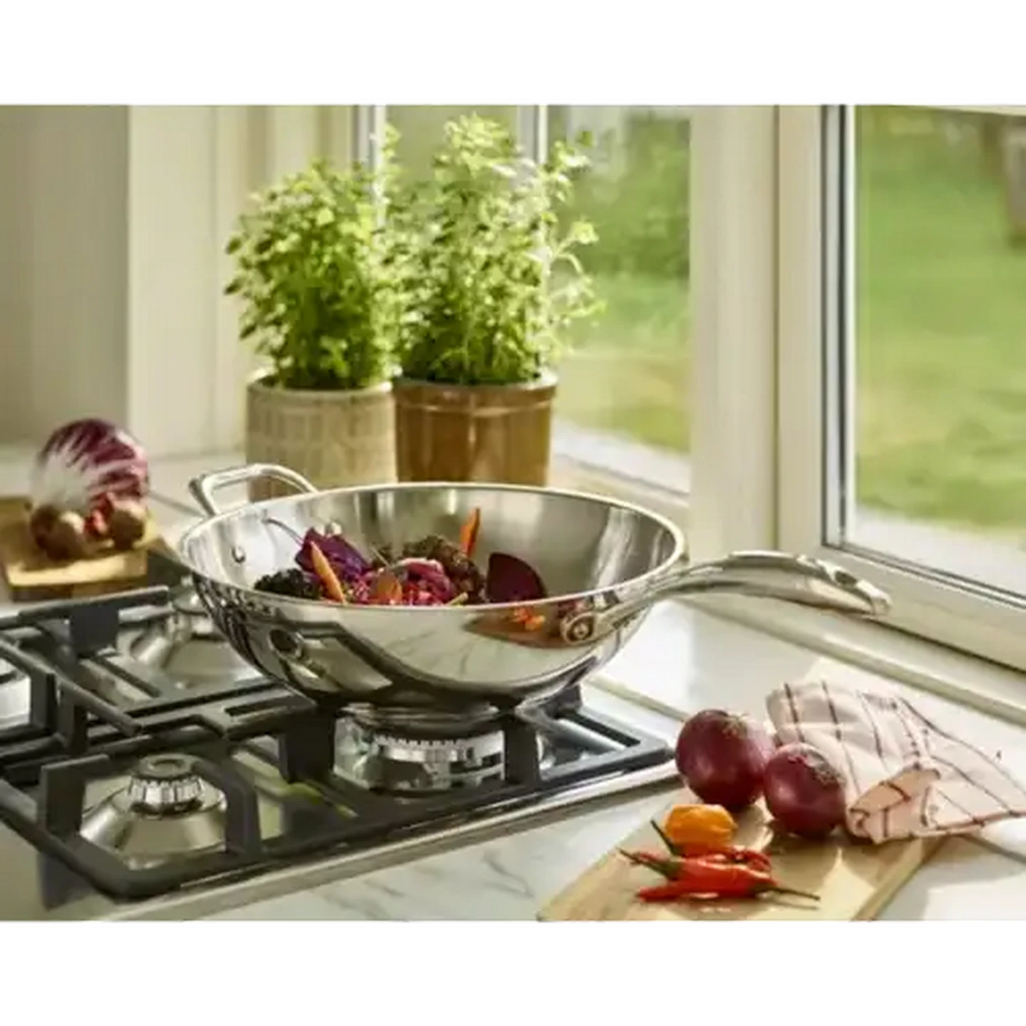 Checkers Sixty60 | Scanpan Stainless Steel Wok 32cm