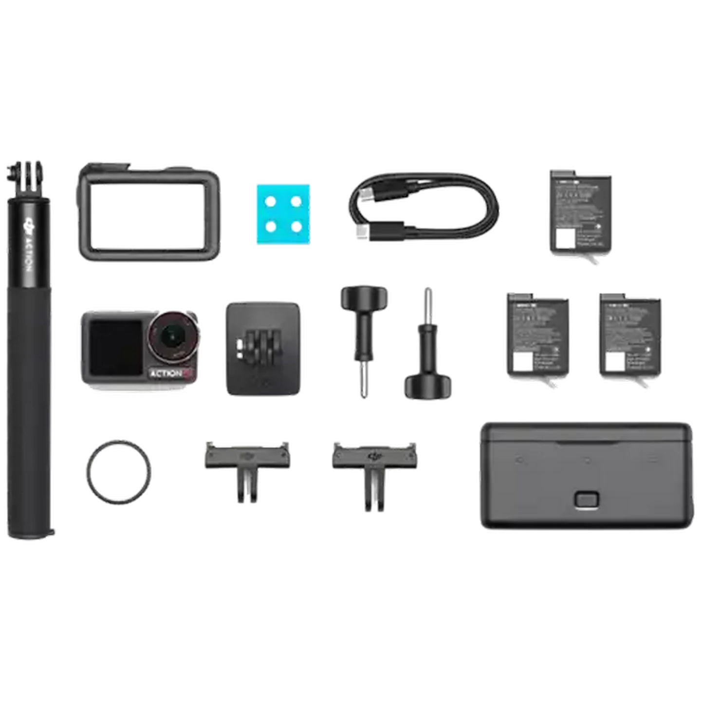 Aicoco onAir & ZHIYUN CQ5 セット Checkers Sixty60 | DJI Black Osmo Action 5 Pro Camera Adventure Combo