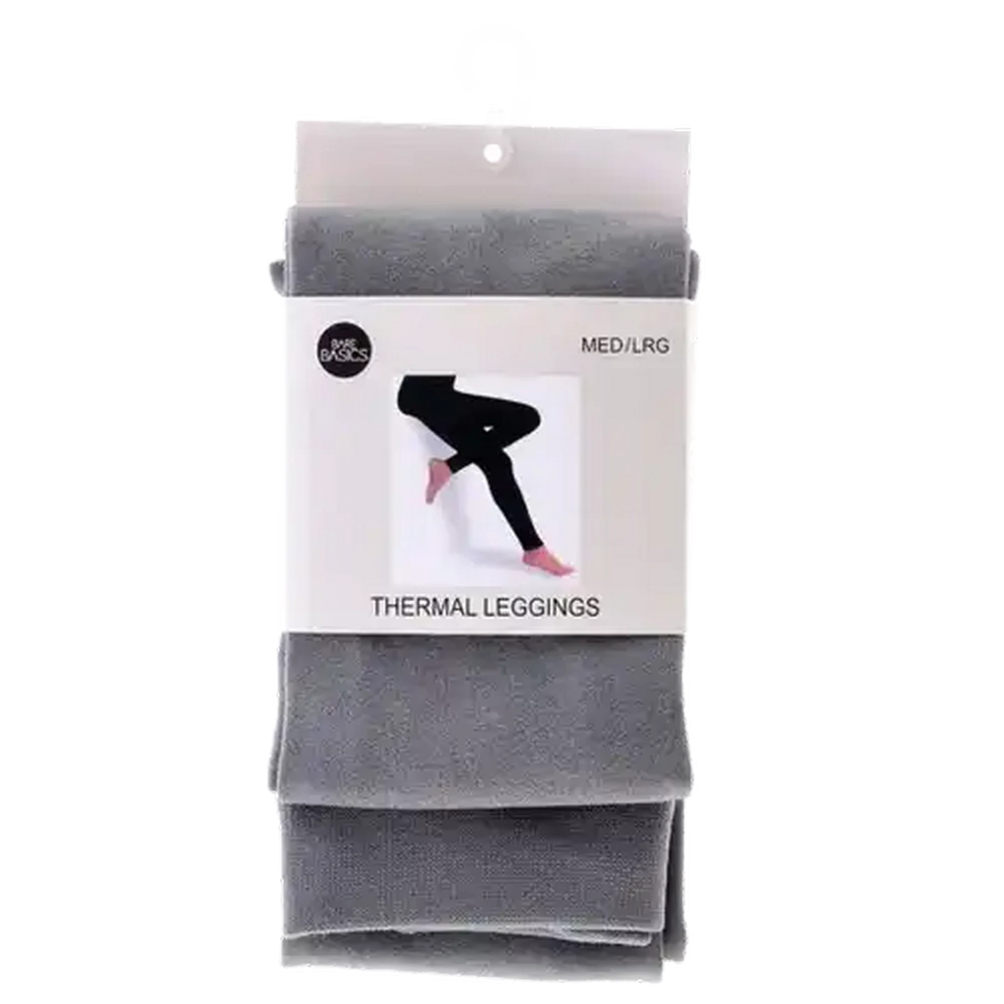 Image of Bare Basics Thermal Dark Grey Medium to Large Leggings