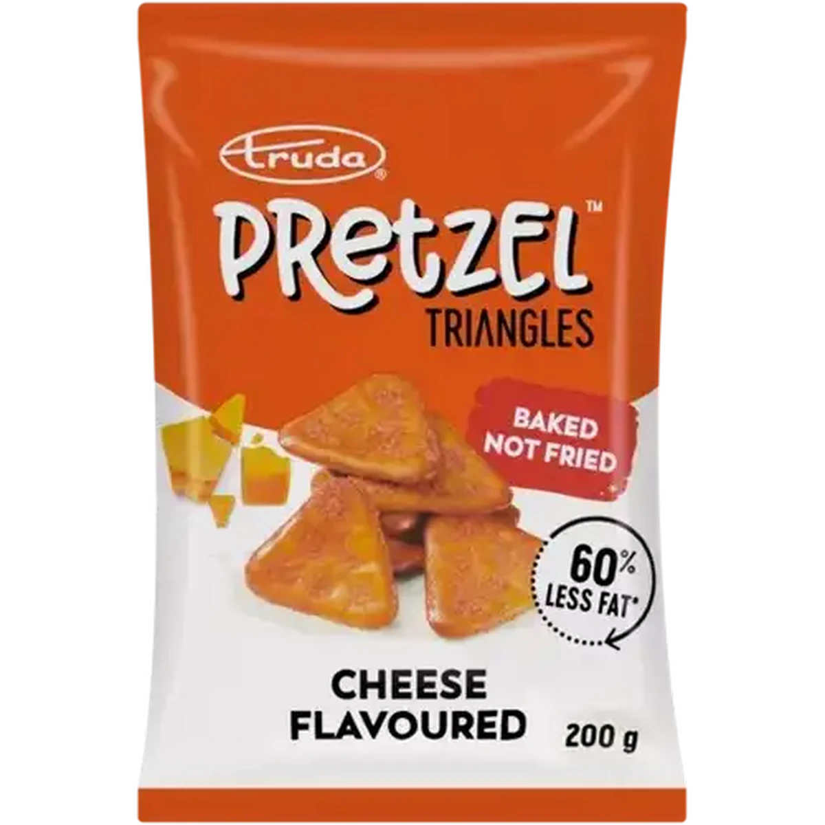 マグトラ　　nanaC-55g Checkers Sixty60 | Truda Pretzel Cheese Flavoured Triangles 200g