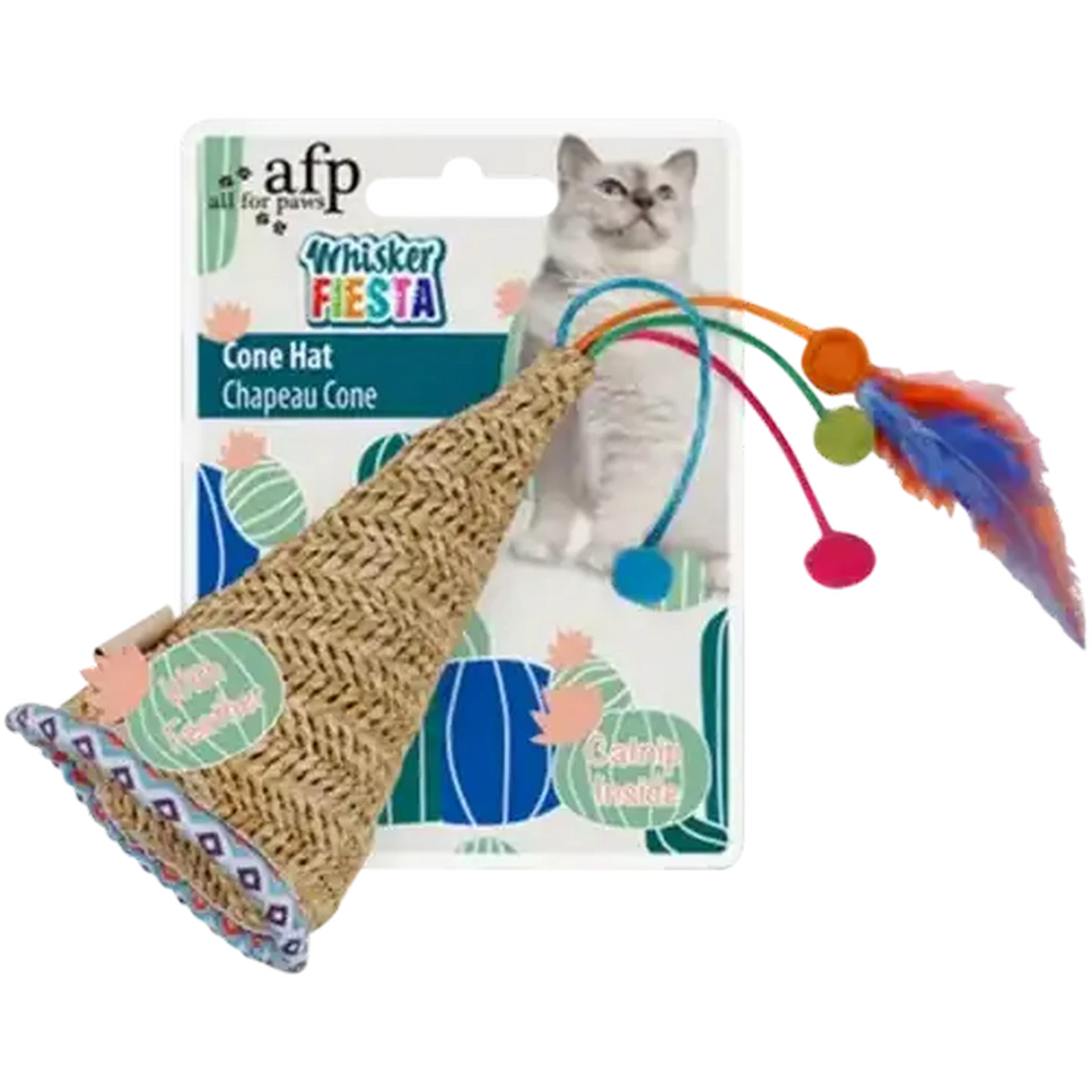 Checkers Sixty60 | All For Paws Whisker Fiesta Cone Hat Cat Toy