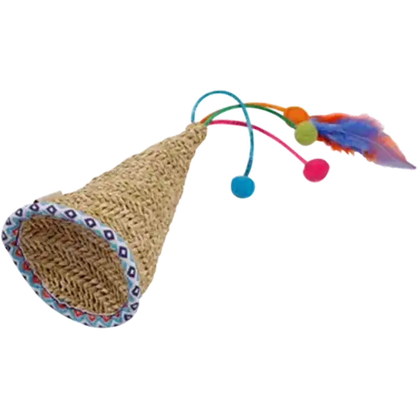 Checkers Sixty60 | All For Paws Whisker Fiesta Cone Hat Cat Toy