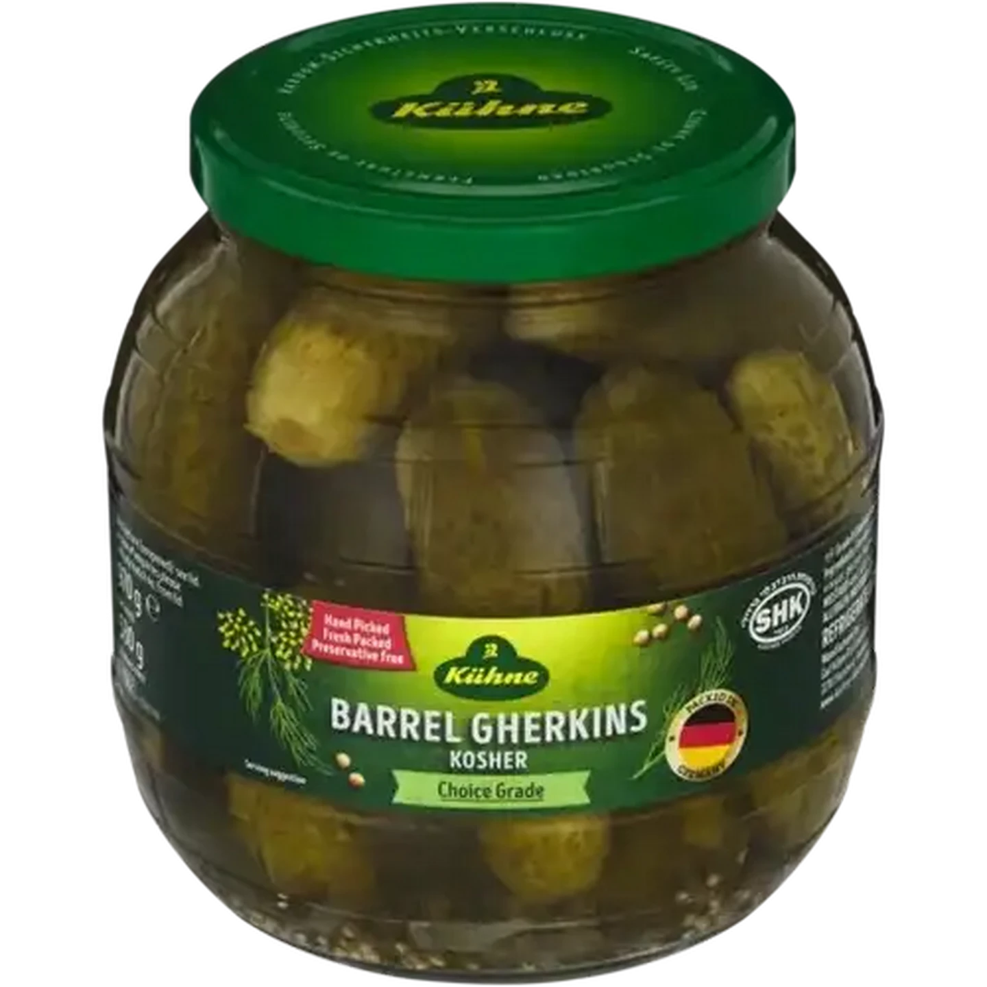 Image of Kühne Barrel Gherkins 970g