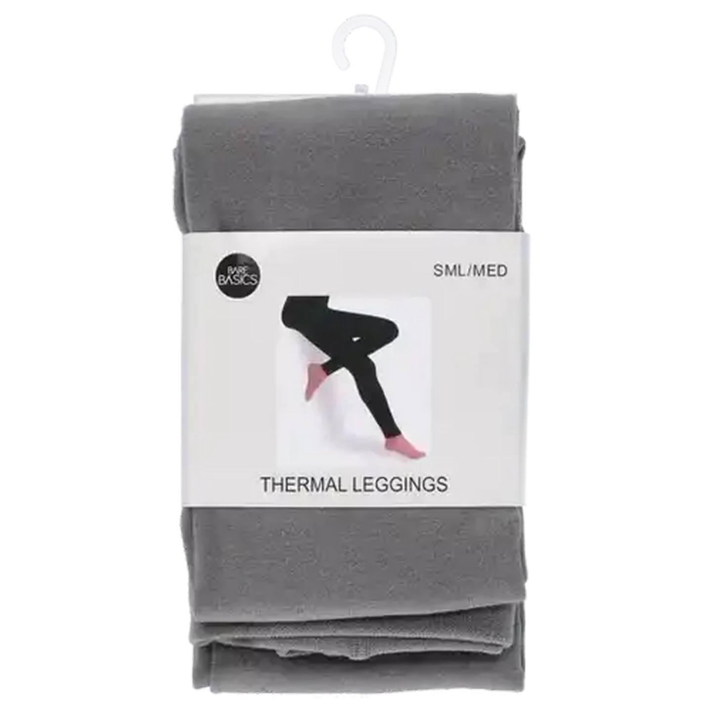 Image of Bare Basics Grey Small to Medium Thermal Leggings