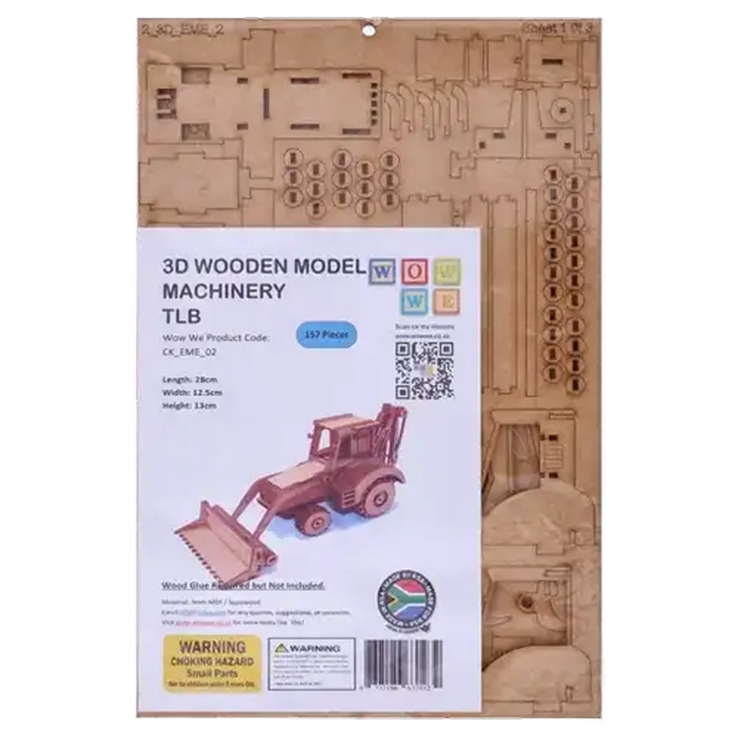 Checkers Sixty60 | Wow We Machinery TLB 3D Wooden Model