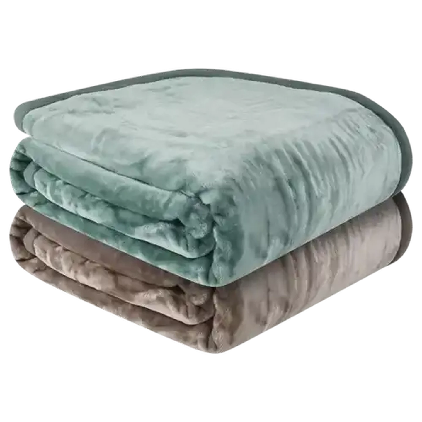 Image of Essentials Mink Plush Blanket 200 x 200cm (Colour May Vary)