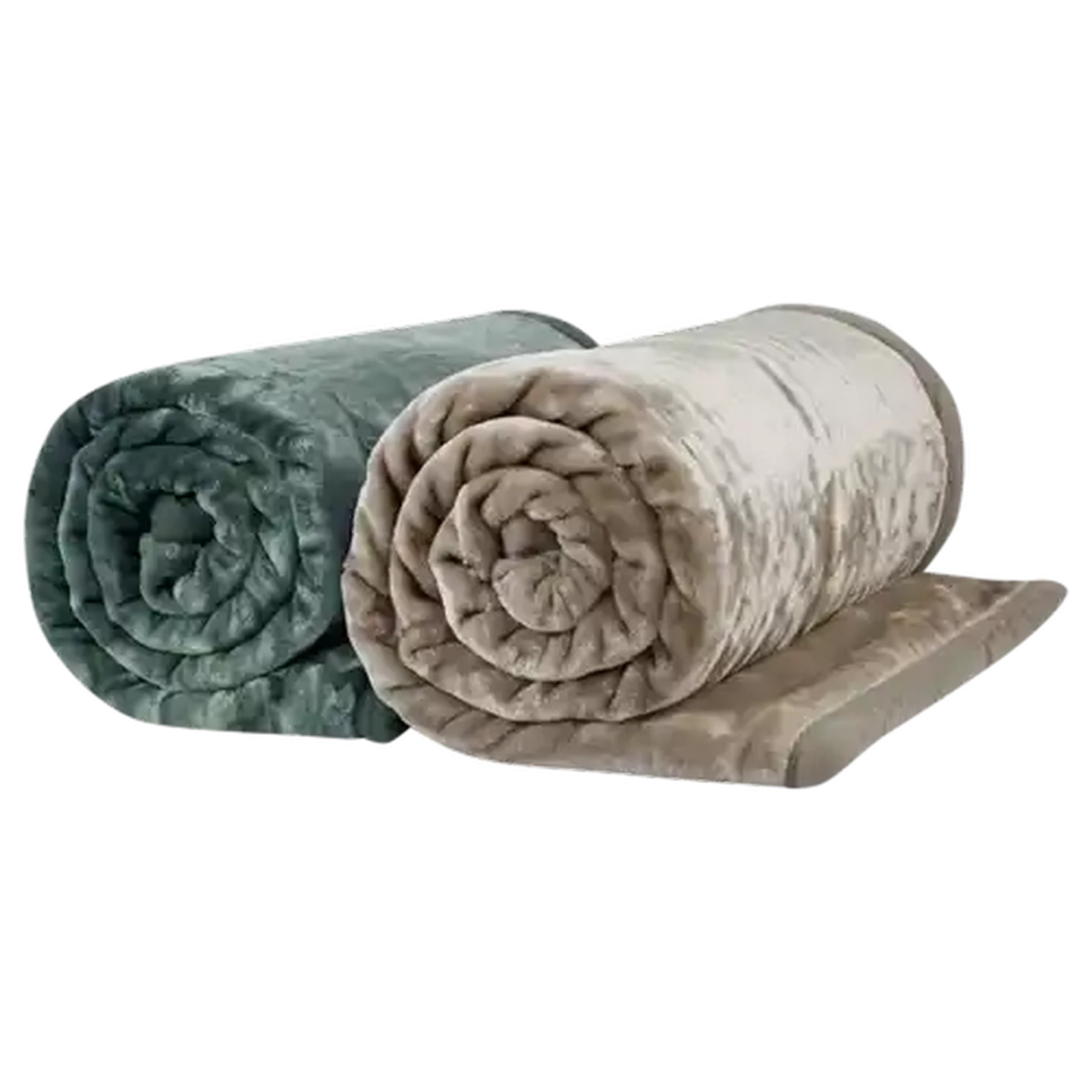 Image of Essentials Mink Plush Blanket 200 x 200cm (Colour May Vary)