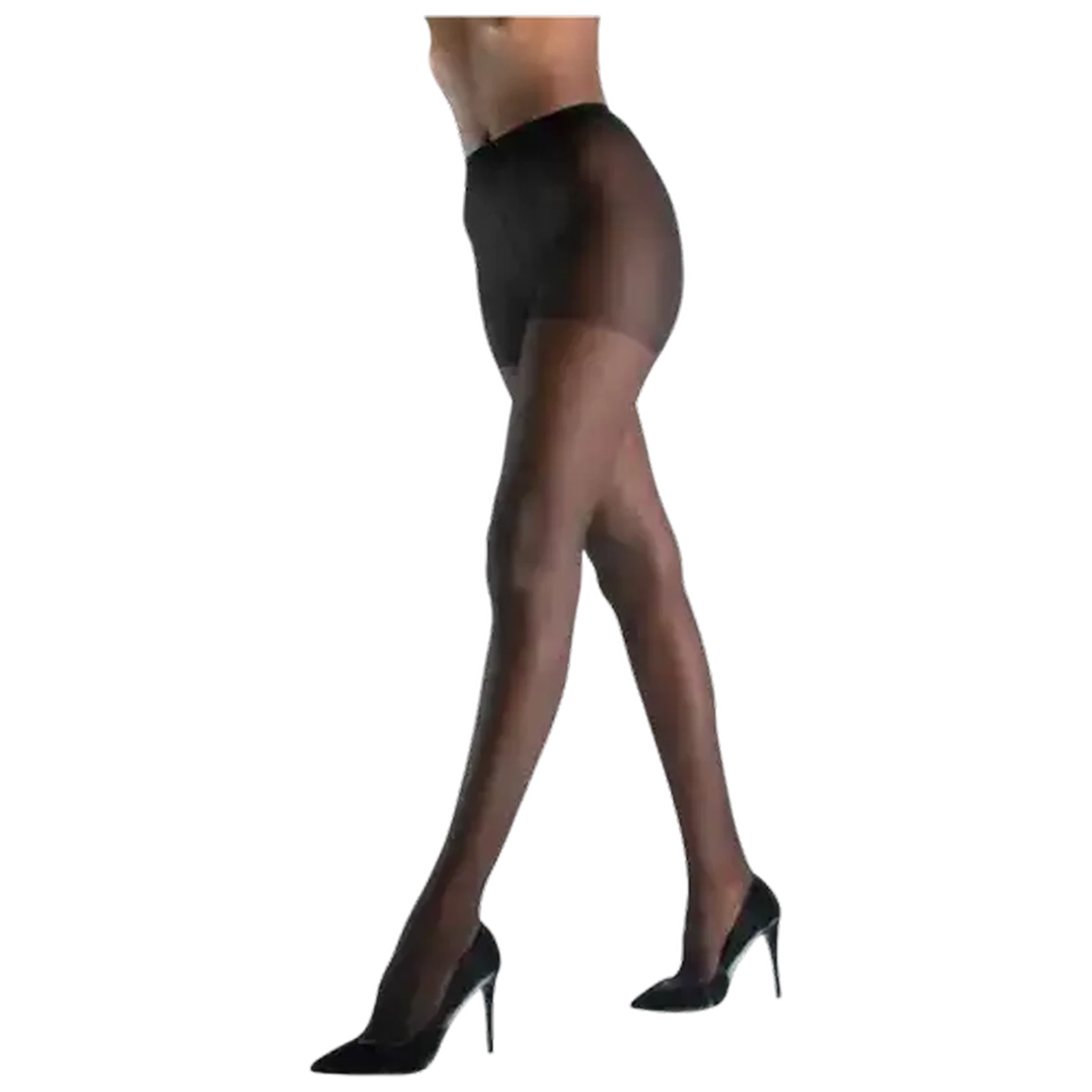 Image of Mikado Black Extra Sheer Pantyhose Medium