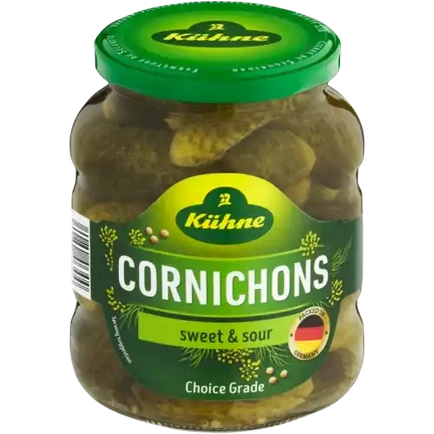 Image of Kühne Sweet & Sour Cornichons 330g