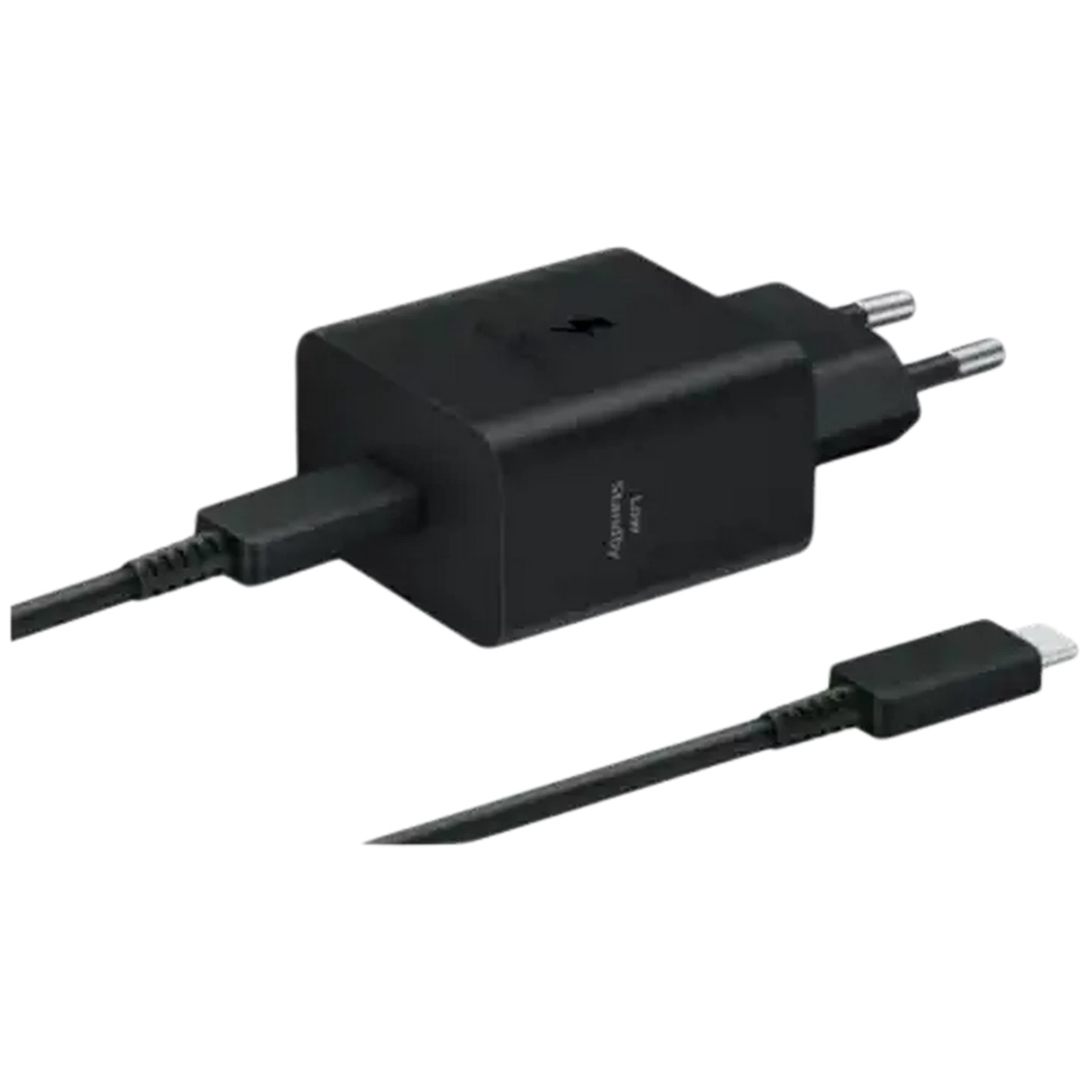 Image of Samsung Black Power Adaptor with Type-C Cable 45W