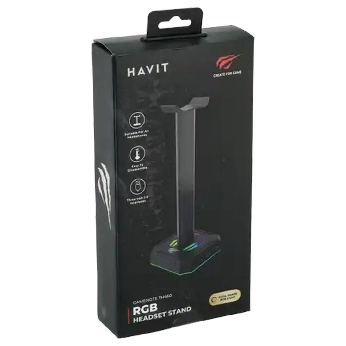 Checkers Sixty60 | HAVIT Gamenote RGB Black Dual Headset Stand