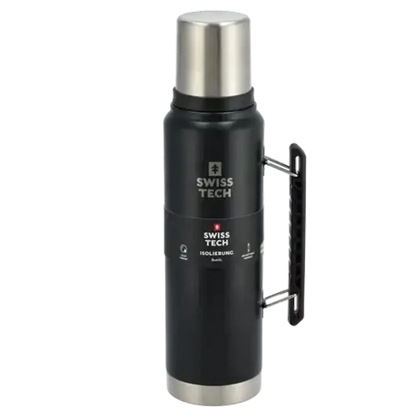 パムッカレです。 Checkers Sixty60 | SWISS+TECH Black Double Wall Flask Bottle 1182ml