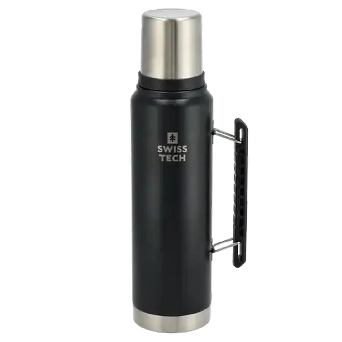 Checkers Sixty60 | SWISS+TECH Black Double Wall Flask Bottle 1182ml