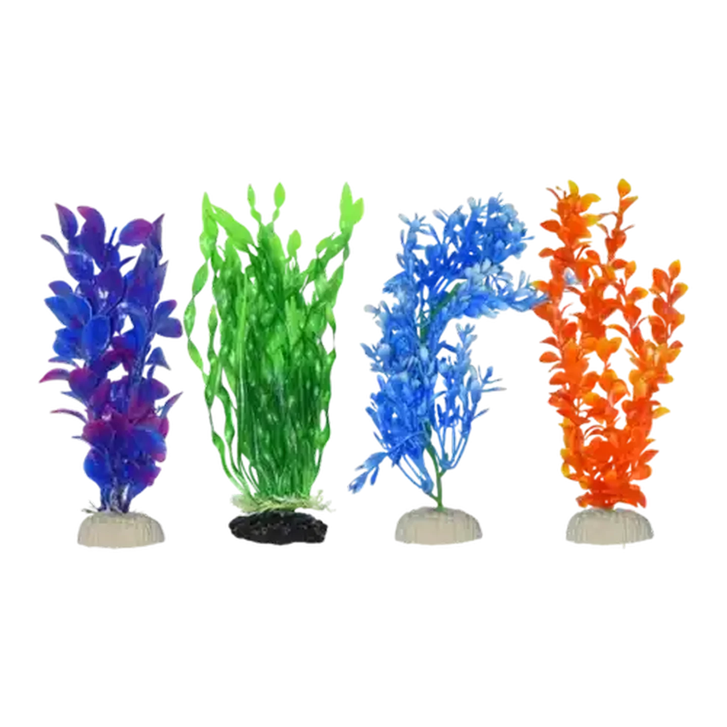 トップス chieko + shiny tank Checkers Sixty60 | Daro Aquarium Plastic Plant 4 Piece
