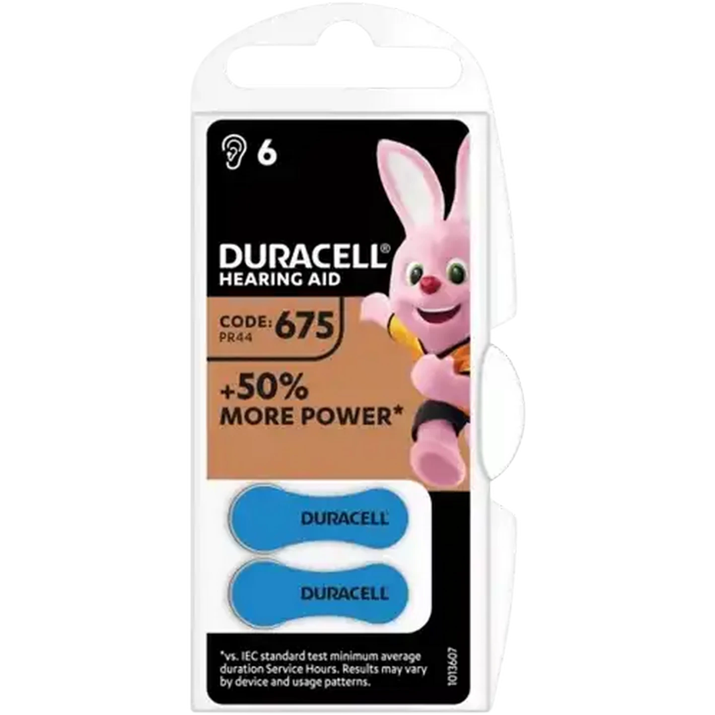 Image of Duracell Zinc-Air Size 675 Hearing Aid Batteries 6-Pack