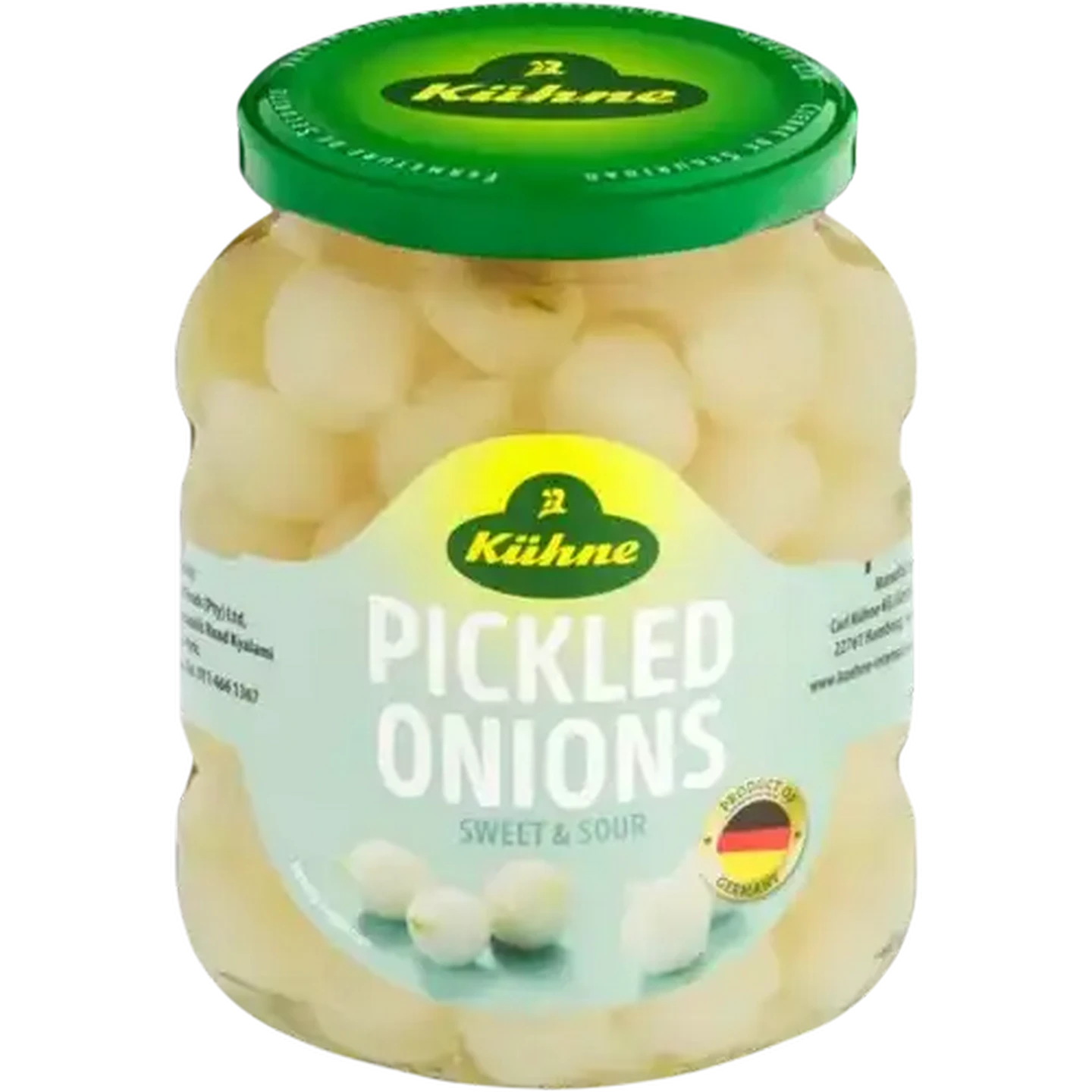 Image of Kühne Sweet & Sour Pickled Onions 330g