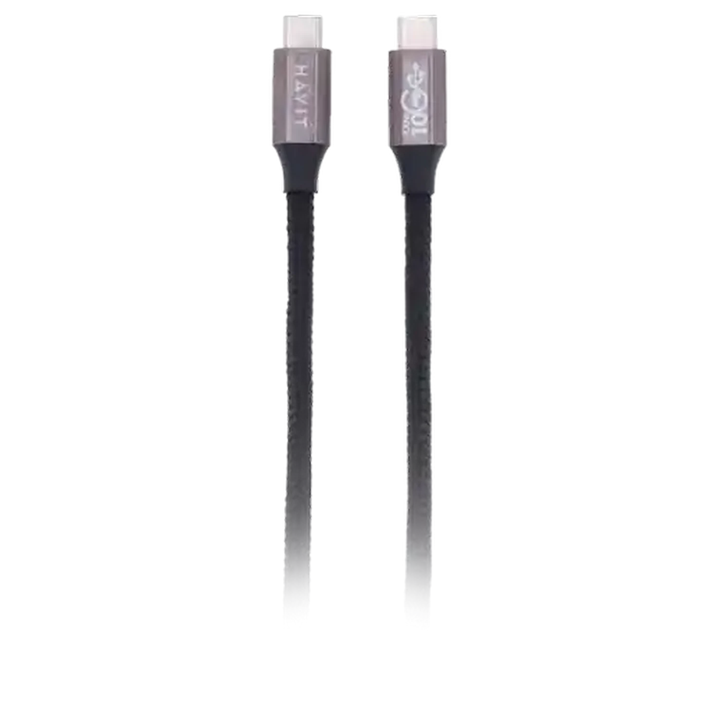 Image of HAVIT Black USB-C To USB-C 3.1 Armor Weave Cable 1m