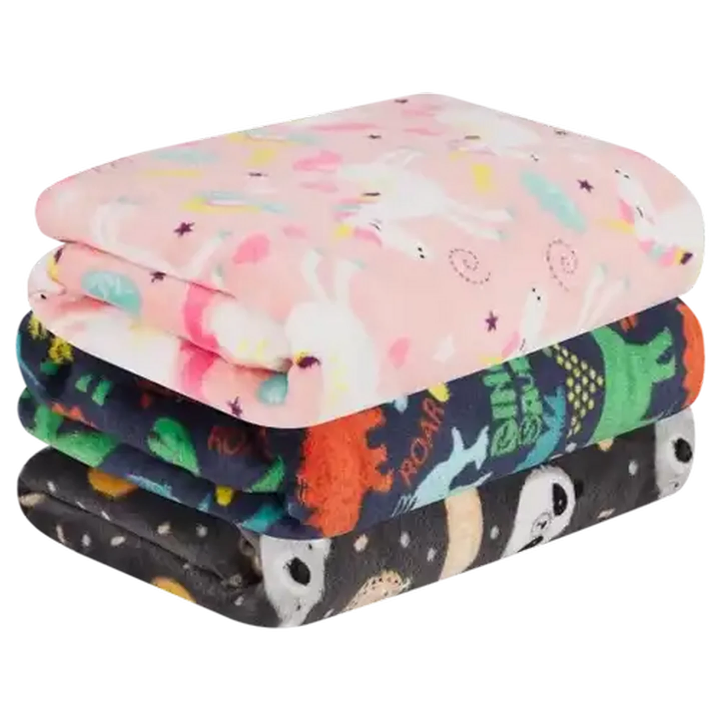 Image of Essentials Luxury Plush Kids Blanket 130 x 150cm (Design May Vary)