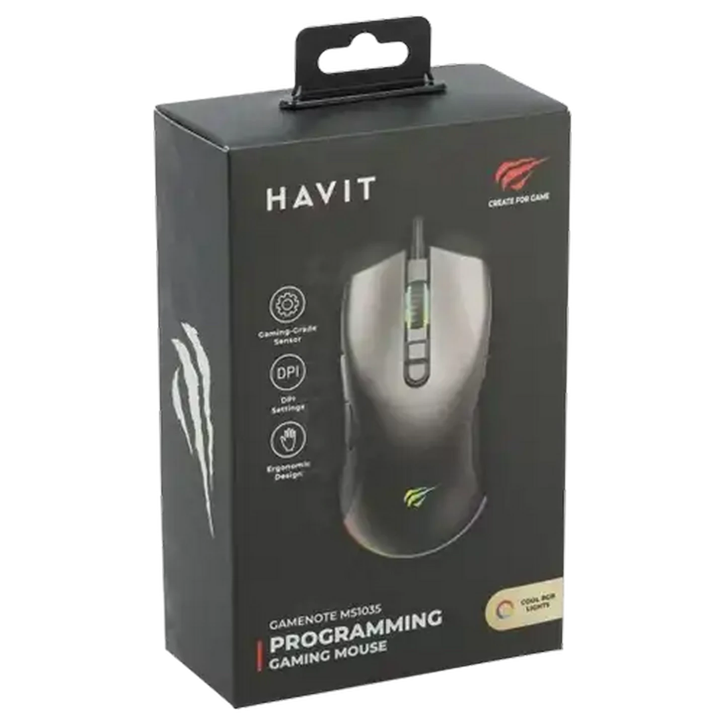 Image of HAVIT Gamenote Black Programming Gaming Mouse