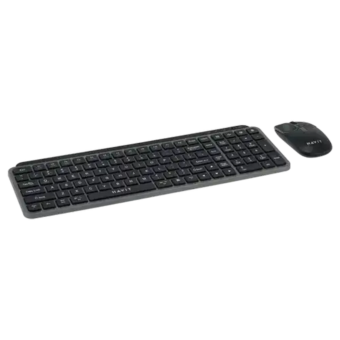 Image of HAVIT Black Dual Mode Wireless Keyboard & Mouse